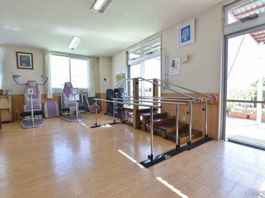 機能訓練用具整備された室内