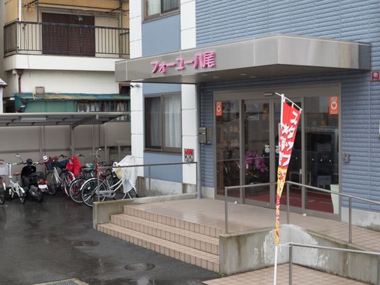 清潔感のあるエントランス
