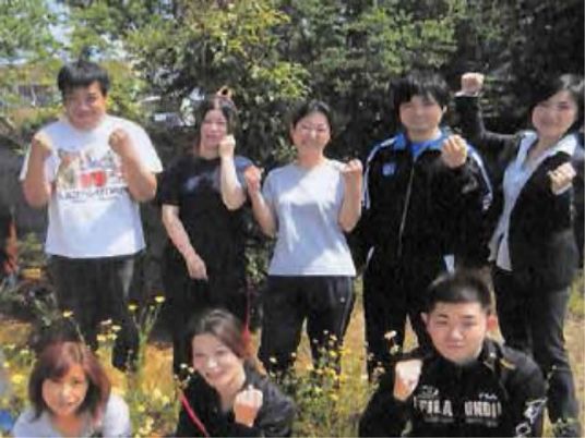 元気なスタッフの集合