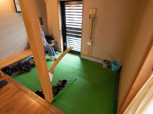 エントランスの靴置き場