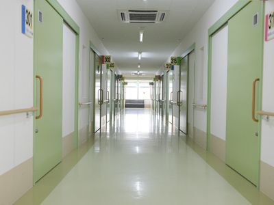 清潔感のある廊下
