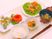 色とりどりの食事セット