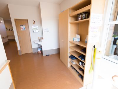 清潔な玄関エリア
