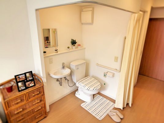 清潔感のあるトイレ空間