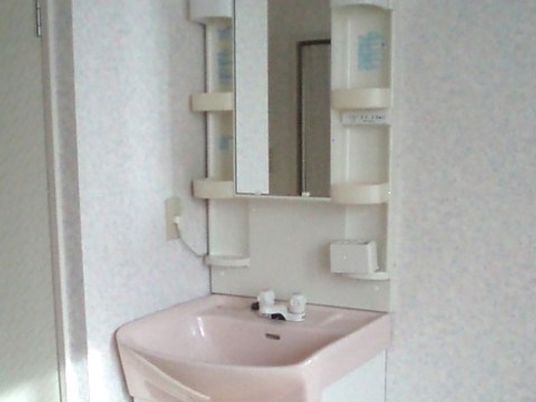 清潔な洗面台の様子