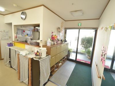 エントランスの居心地の良い空間