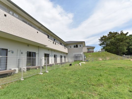 広々とした施設の外観