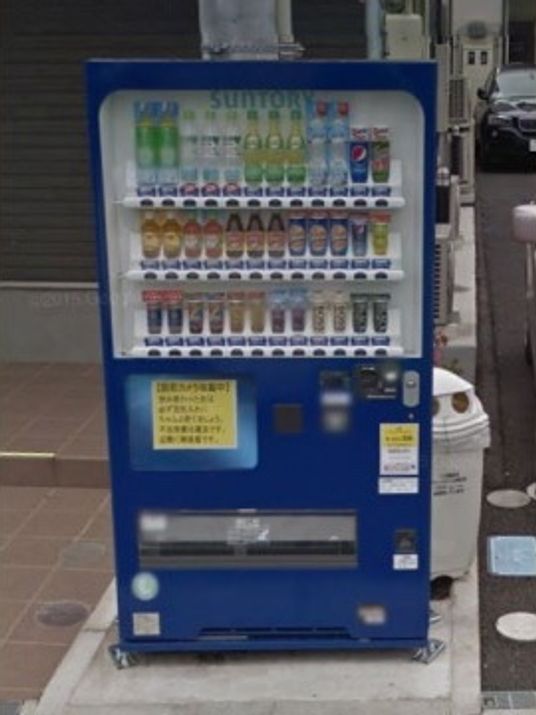 自動販売機の設置例