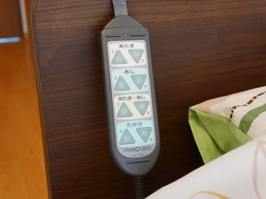 電動ベッドのリモコン