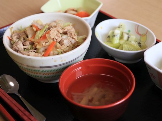栄養満点の手作り料理