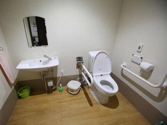 清潔なトイレ設備