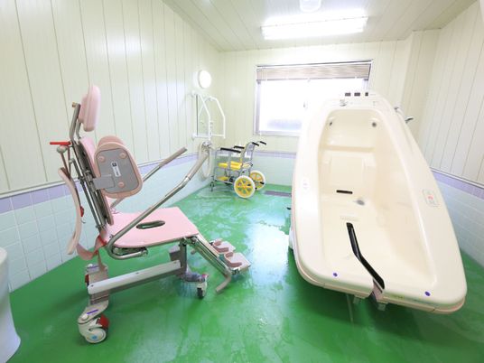 浴室と介護用バスリフト 