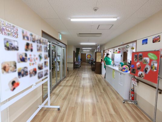  廊下にある掲示物  