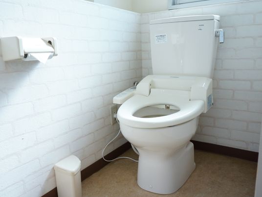 清潔なトイレの設備