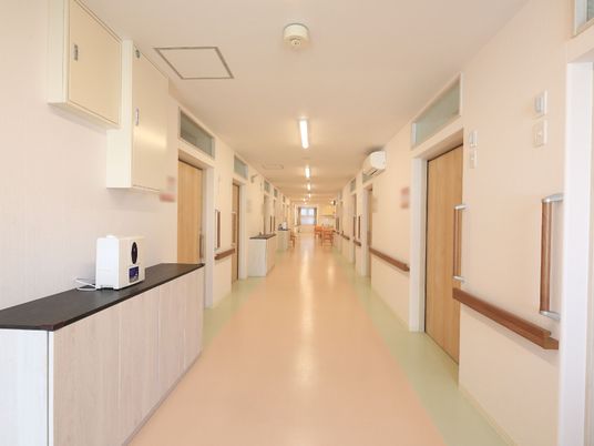 清潔な廊下の風景 