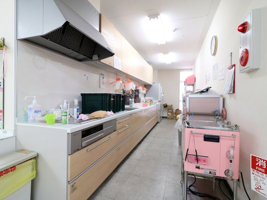 施設の整備された厨房