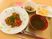 彩り豊かな盛り付け食事