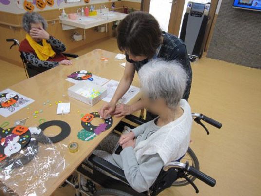 手作業を行う活動室