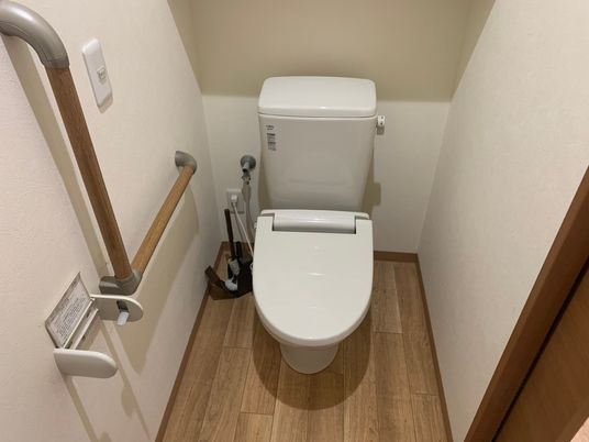 使いやすい設備のトイレ