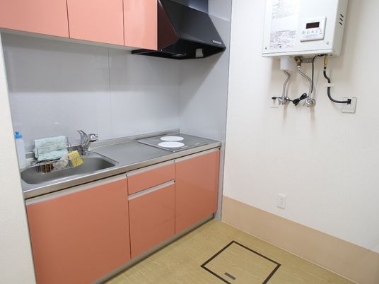 清潔なキッチンの一角