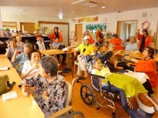 共有スペースでの憩い