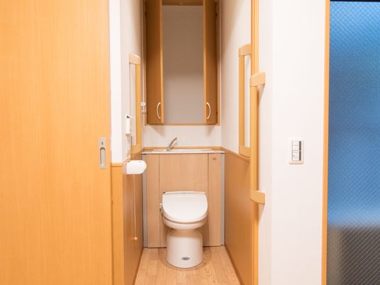 清潔なトイレスペース