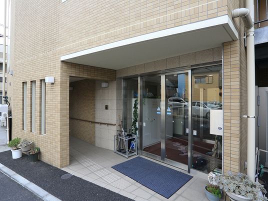 清潔感のある玄関口