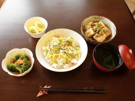 彩り豊かな和食の献立