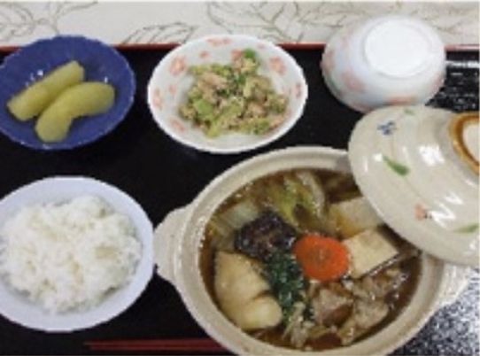 手作り和食の食事風景