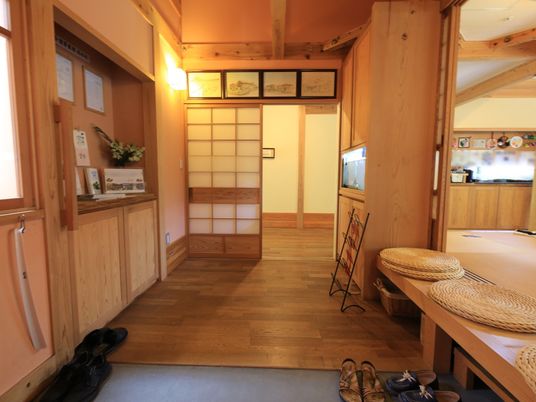 和風の居室の一角