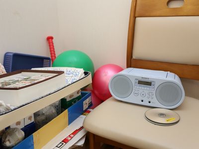 レクリエーション道具とラジオ
