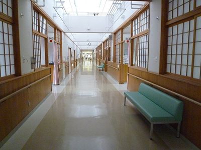 自然光の廊下