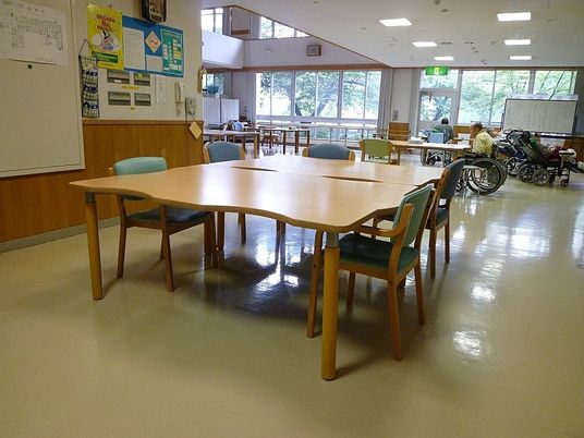 明るい空間のラウンジ