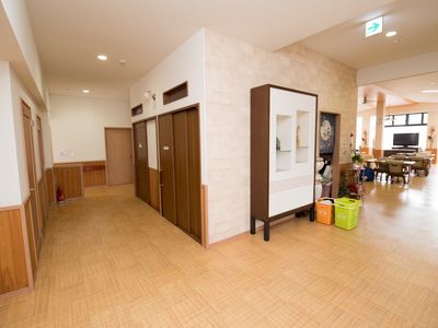 温かみのある廊下