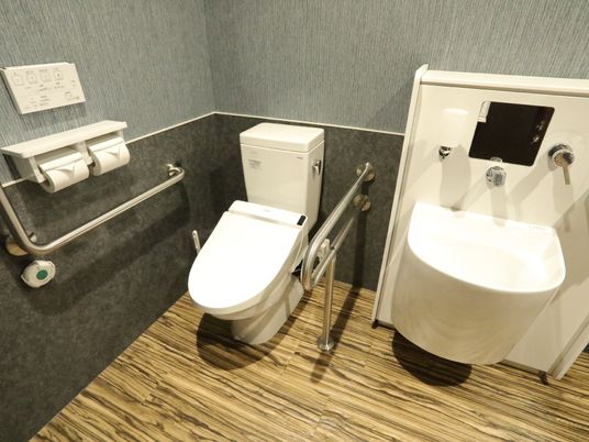 バリアフリーのトイレ設備
