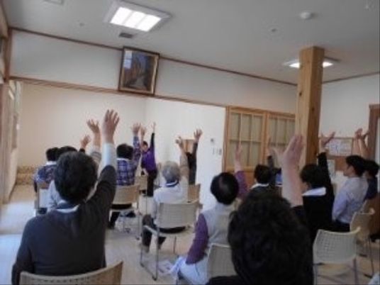 機能訓練の実施風景