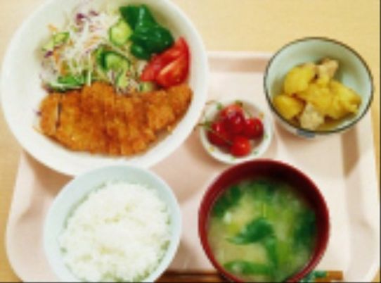 彩り鮮やかな食事内容