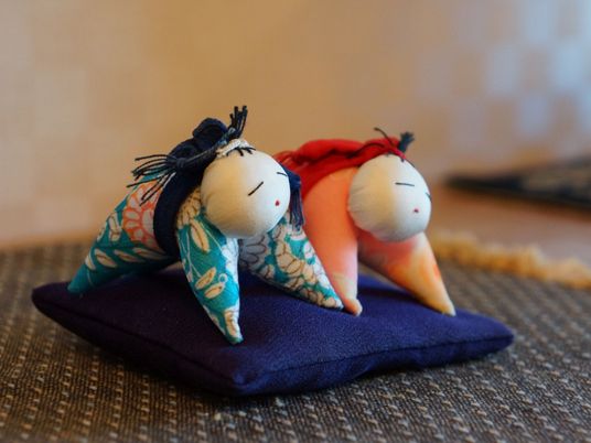 和風小物のディスプレイ