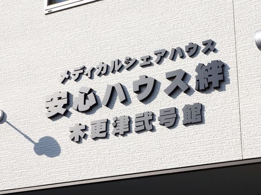 看板のクローズアップ