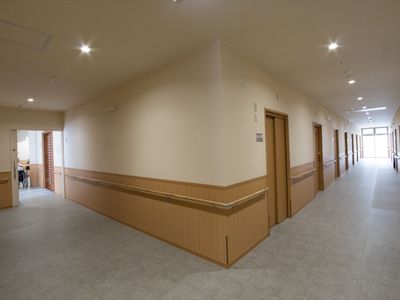 ゆったりとした廊下