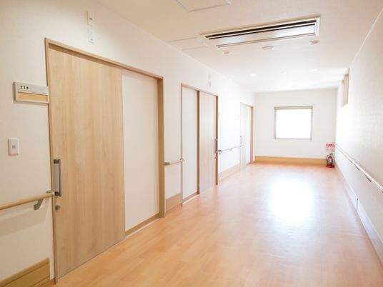 清潔感のある廊下