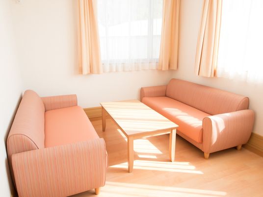 温かみのある休憩室の様子