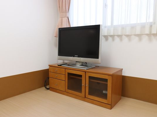 居室のテレビとテレビ台