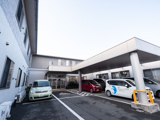 清潔感のあるエントランス
