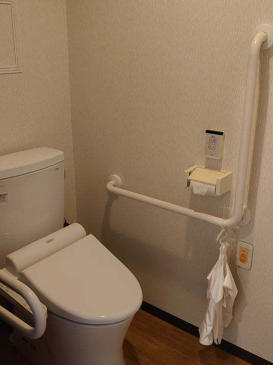 清潔なトイレのバリアフリー
