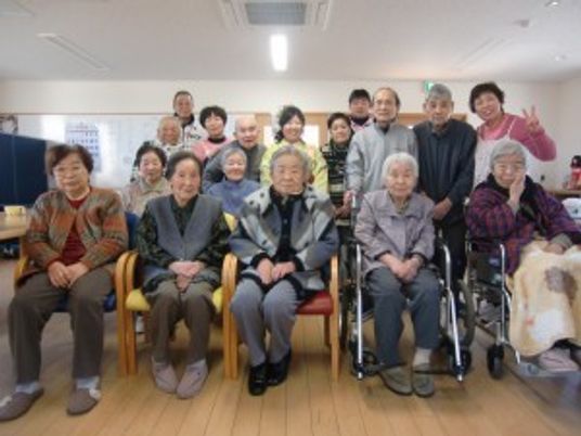 和やかな居室の集合