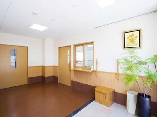 清潔な廊下の一角