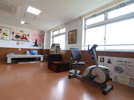 リハビリ用具のある部屋