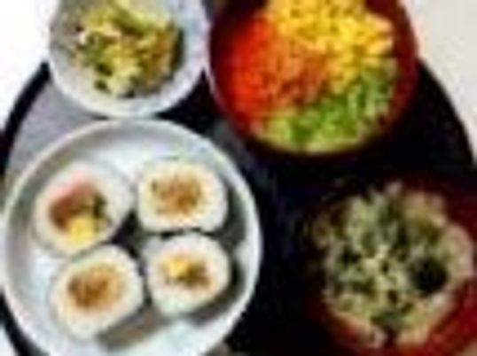 彩り豊かな食事内容