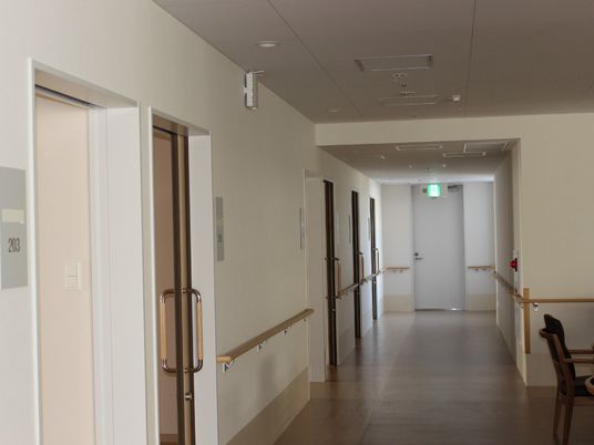 清潔感のある廊下